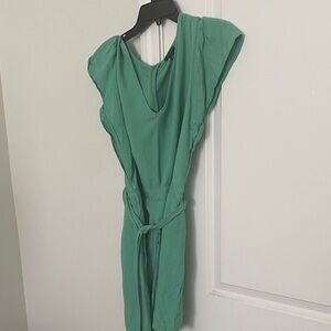 Ann Taylor Factory Green Jumpsuit